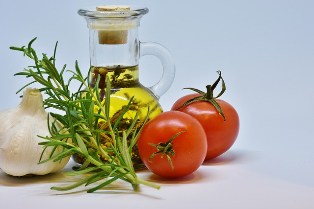 olivový olej v kuchyni