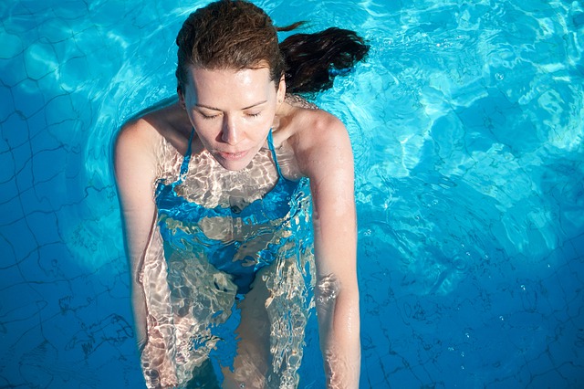 Party in pool is perfect.
